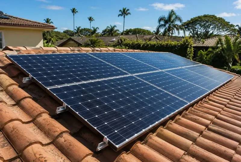 Installation de panneaux solaires à Castaignos-Souslens